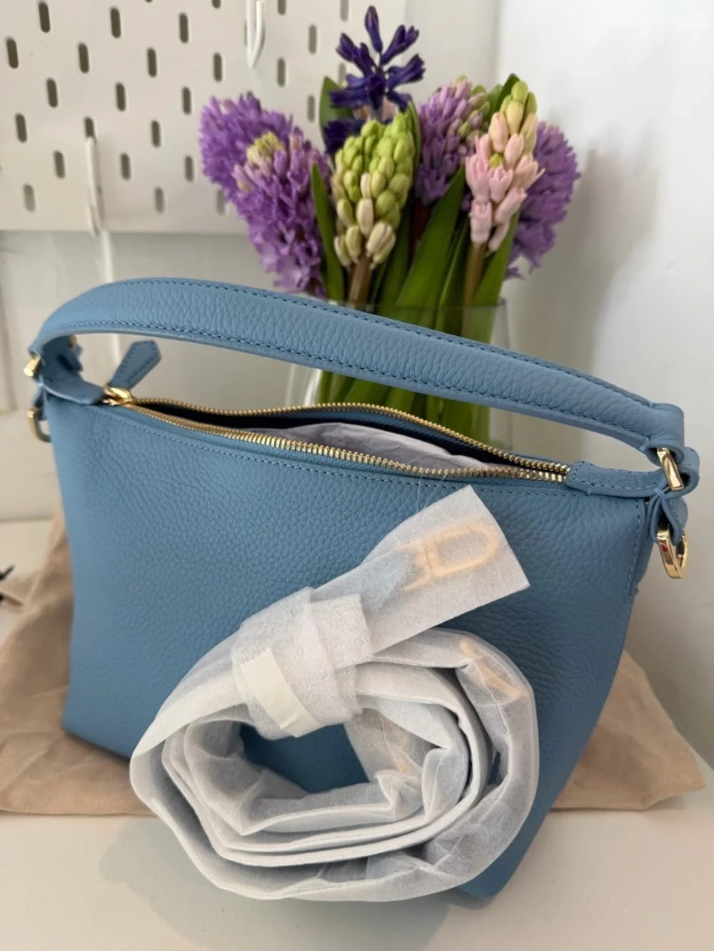 Maison De Sabre - Blue Leather Shoulder Bag - Picture 4 of 9